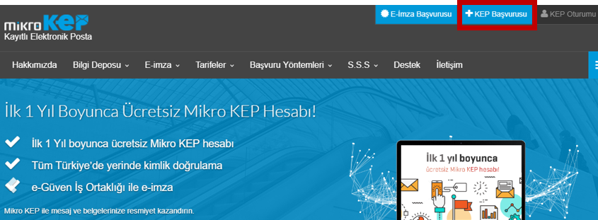 KEP Başvurusunu Nasıl Yaparım?