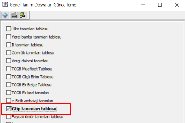 Güncel GTİP Kodları Programa Nasıl Aktarılır?